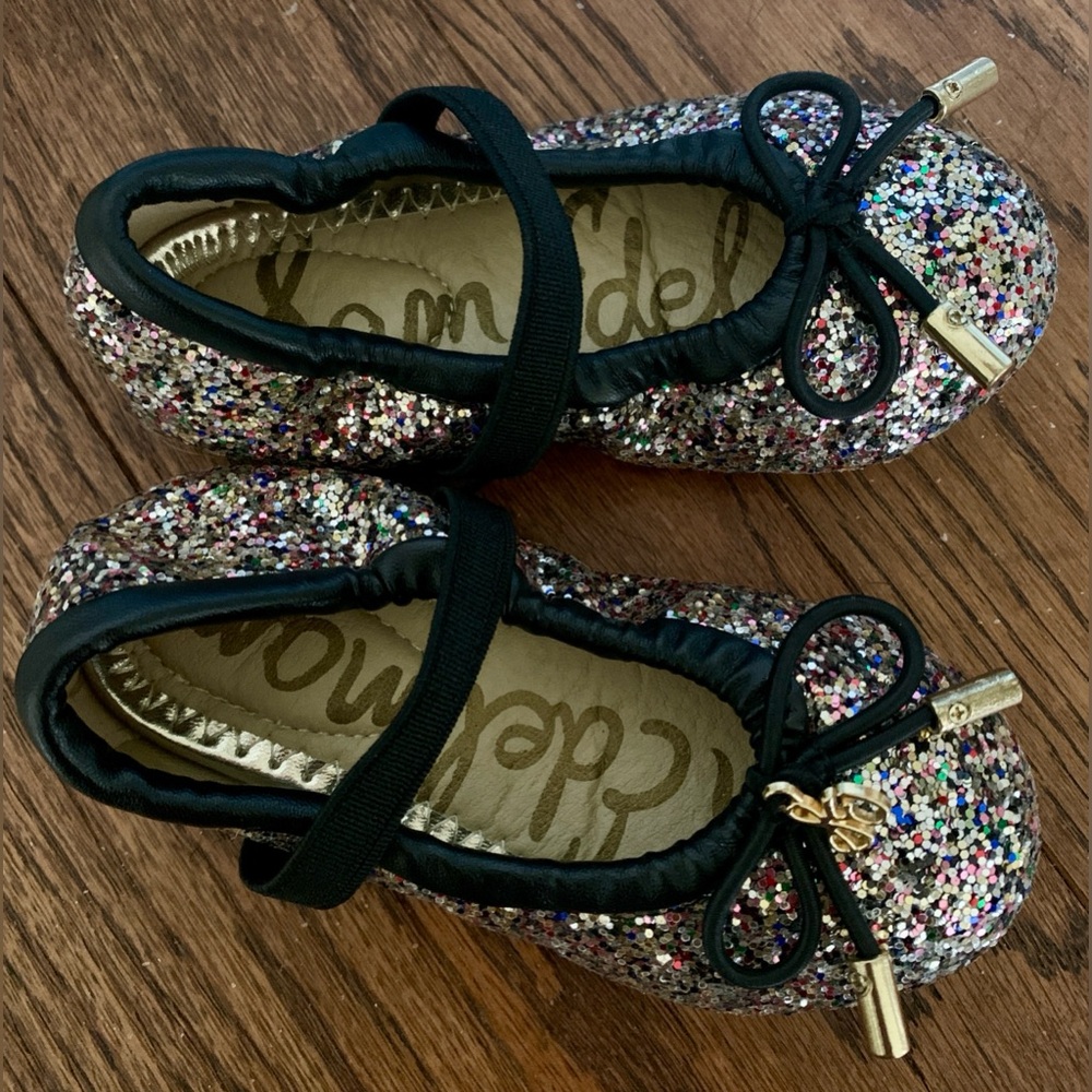 Glitter Sam Edelman Felicia Ballet Flats - Picture 12 of 17